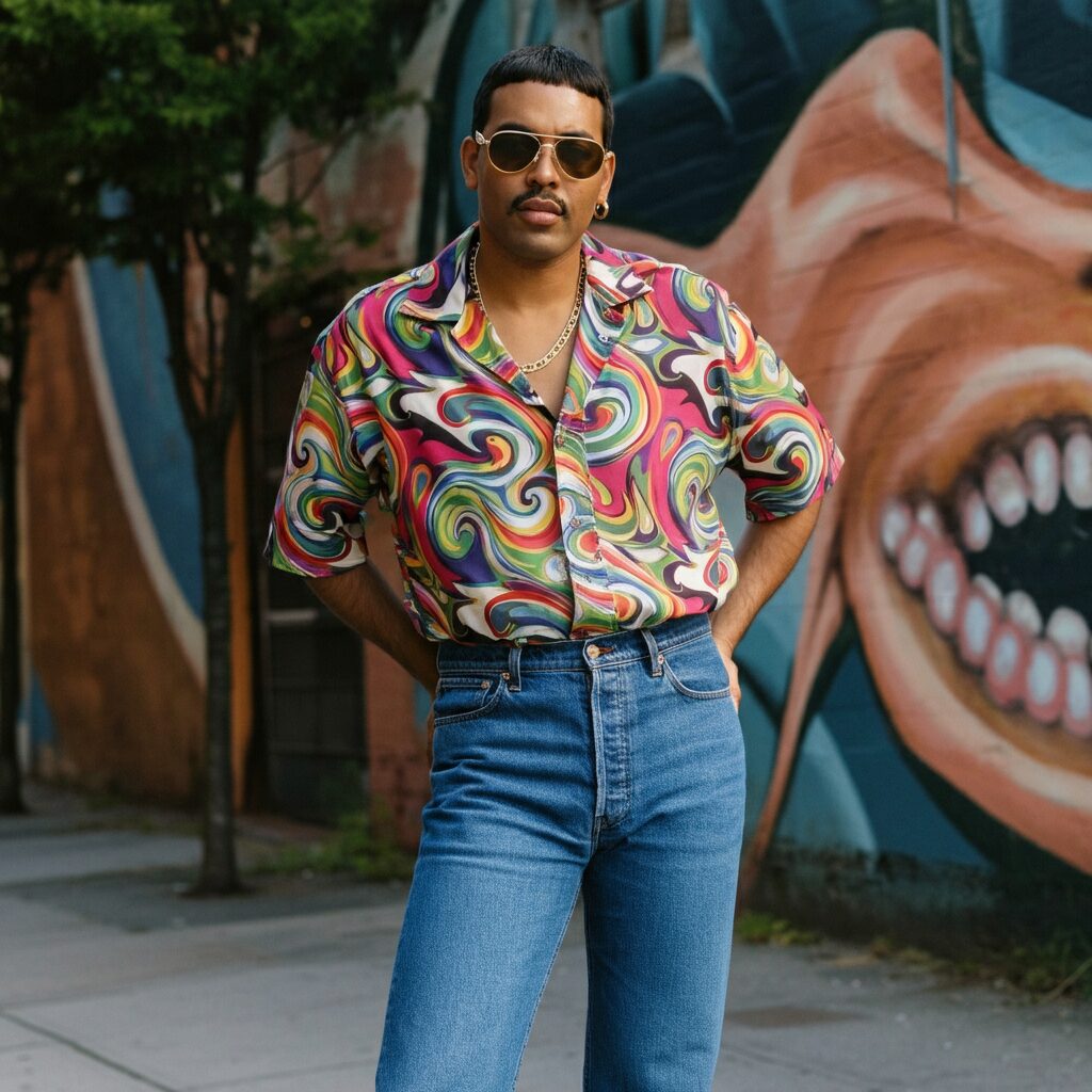 Psychedelic Prints in Action